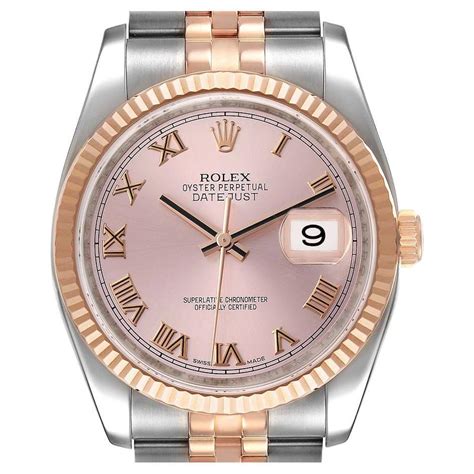 rolex datejust or acier